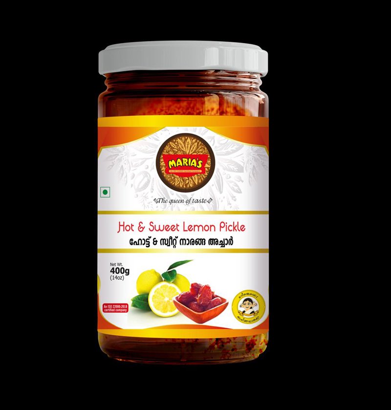 Hot & Sweet Lemon Pickle