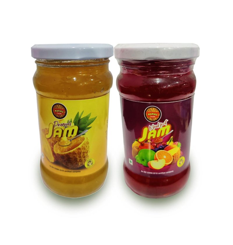 Pineapple jam & Mixed fruit Jam